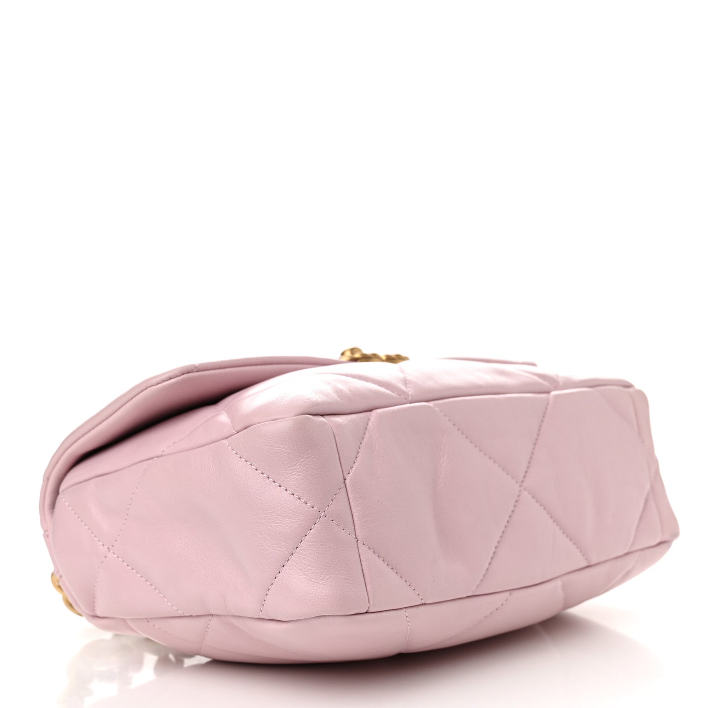 Lambskin Quilted Medium Chanel 19 Flap Light Pink