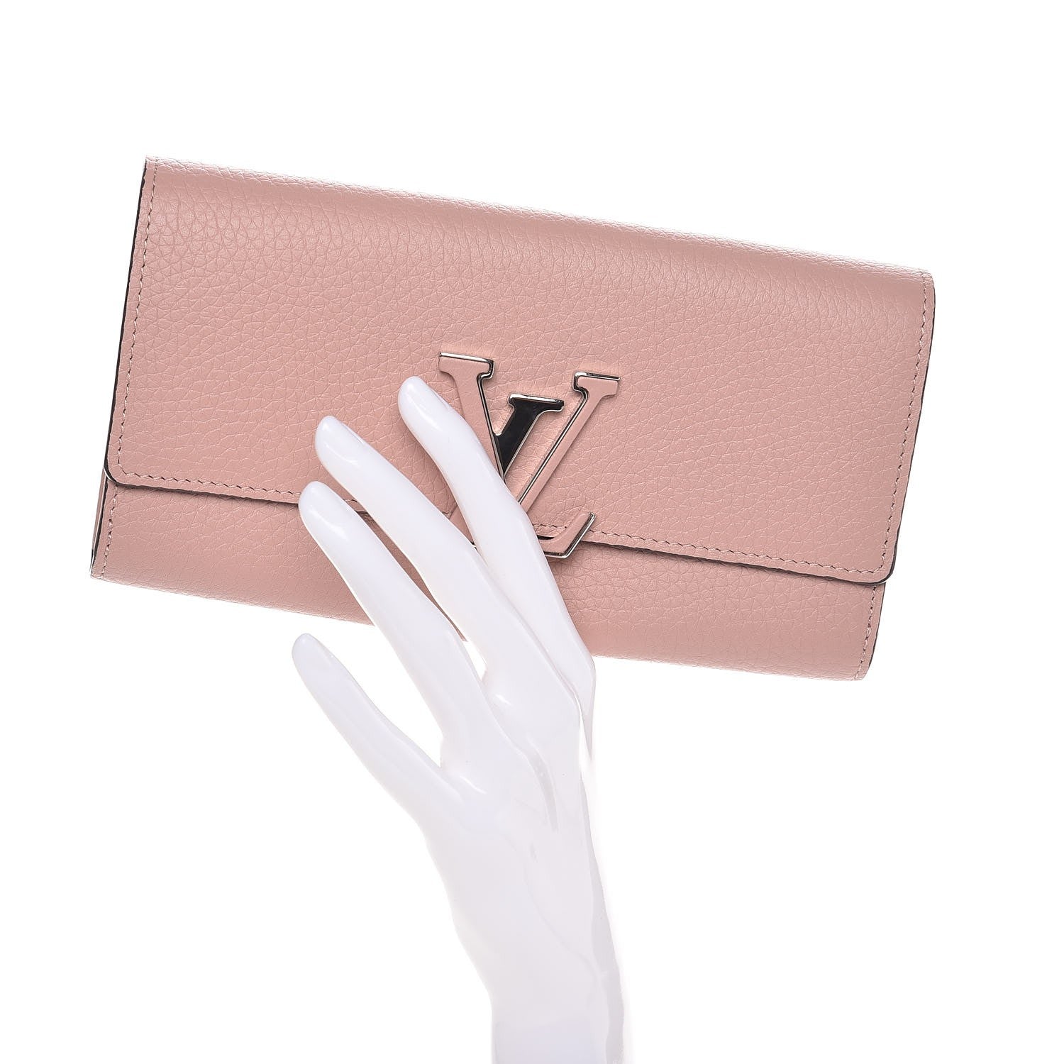 Louis Vuitton Taurillon Capucines Wallet Magnolia 2 of 7