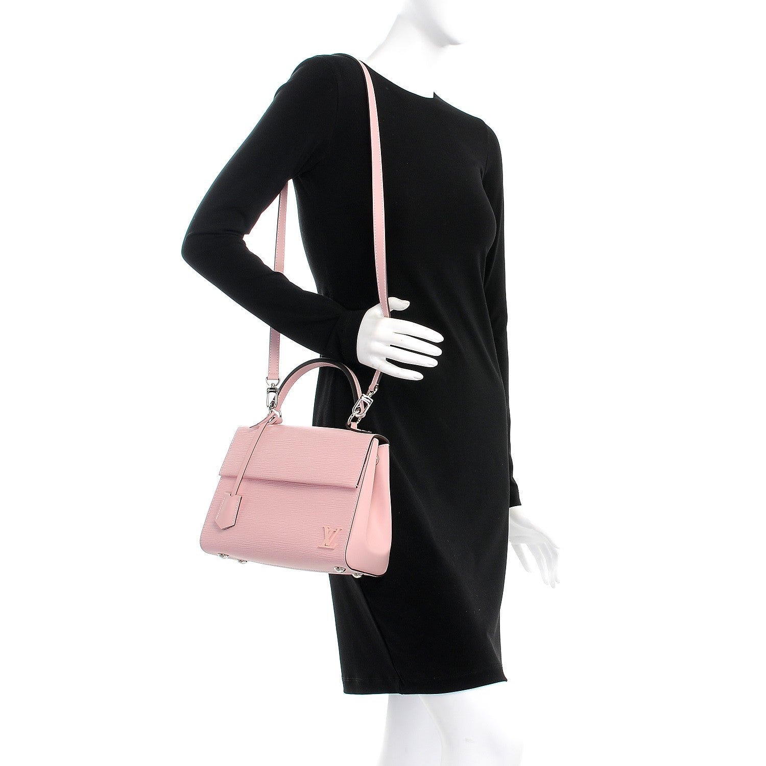 Louis Vuitton Epi Cluny BB Rose Ballerine 2 of 8