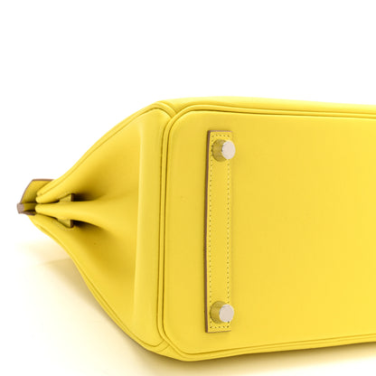 Hermes Swift Birkin 25 Lime 9 of 10