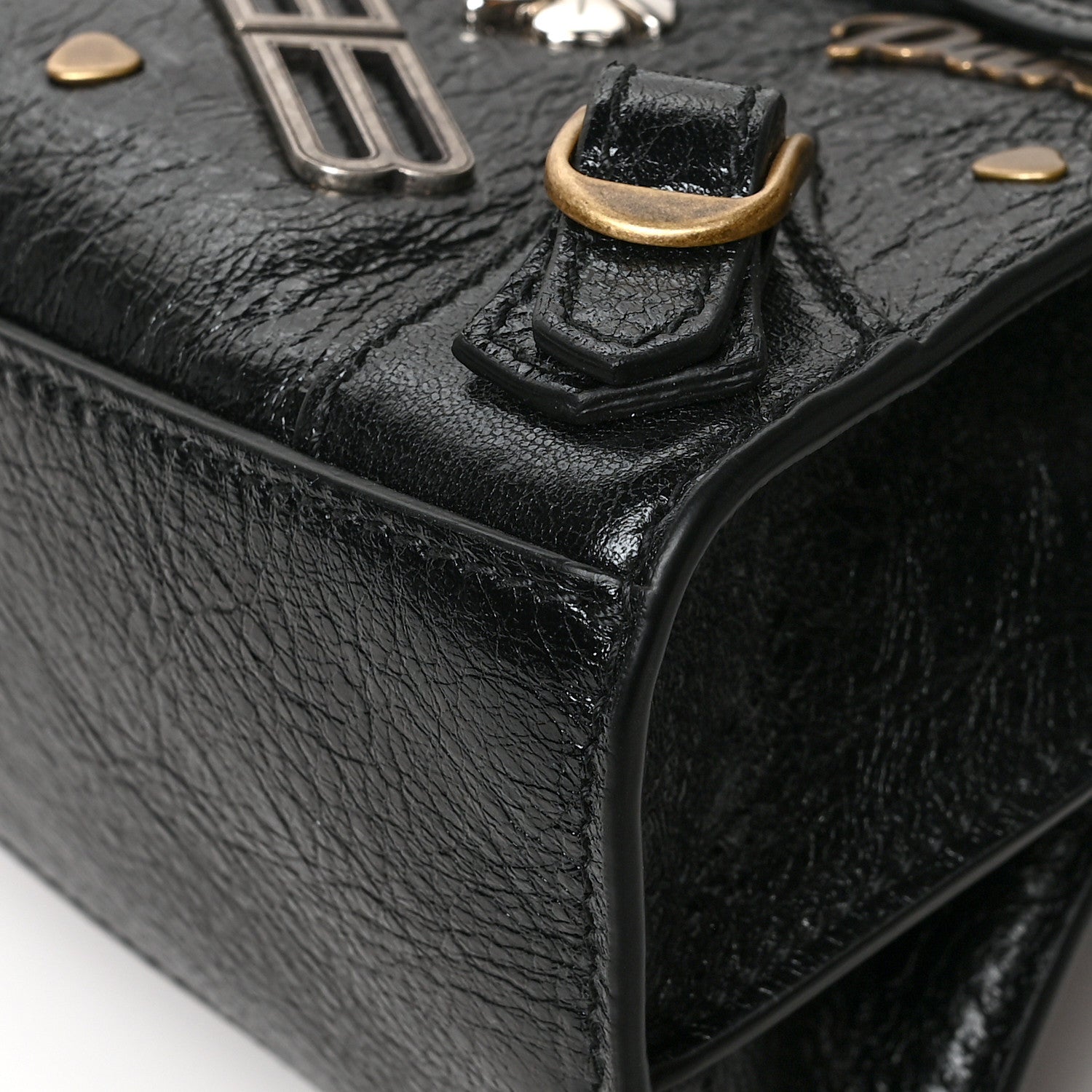 Balenciaga Agneau Neo Classic Hardware Pins Mini City Black 9 of 11