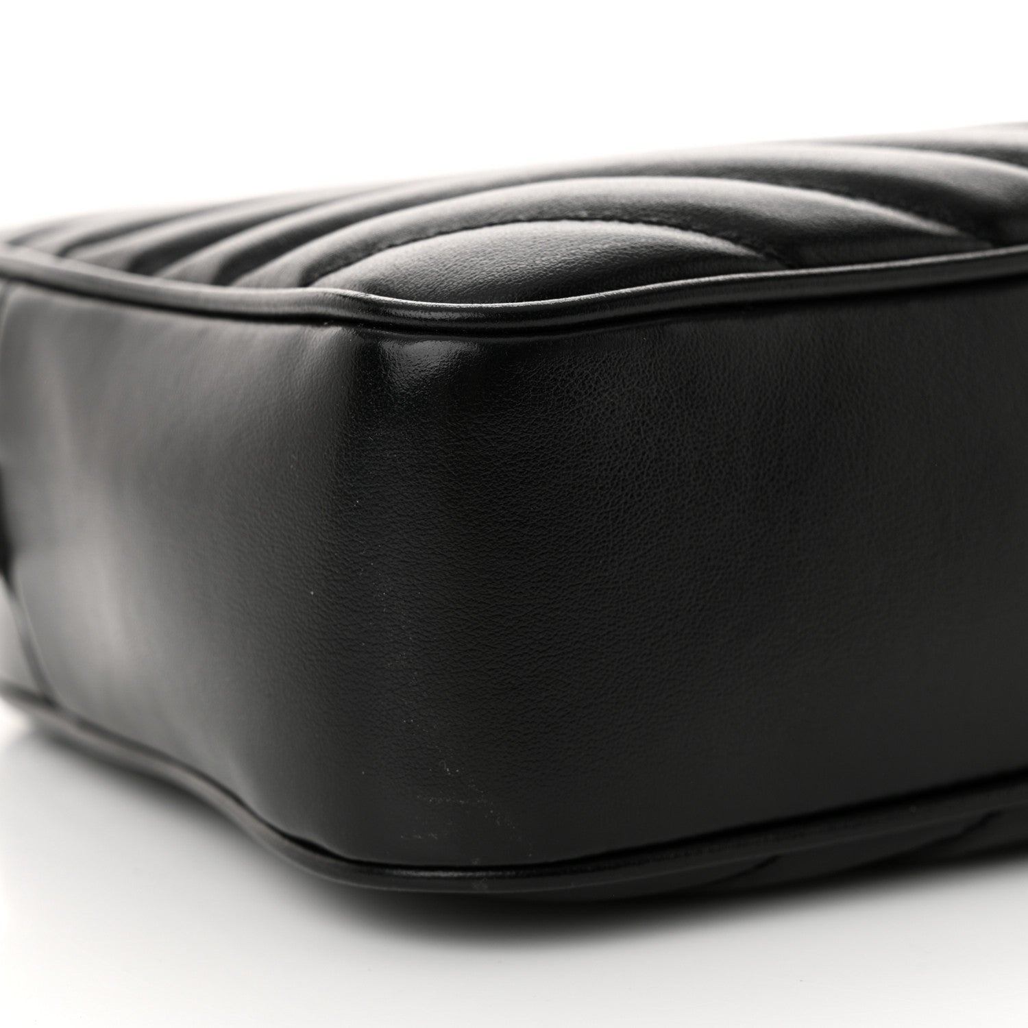 Saint Laurent Calfskin Matelasse Monogram Lou Camera Bag Black 9 of 12