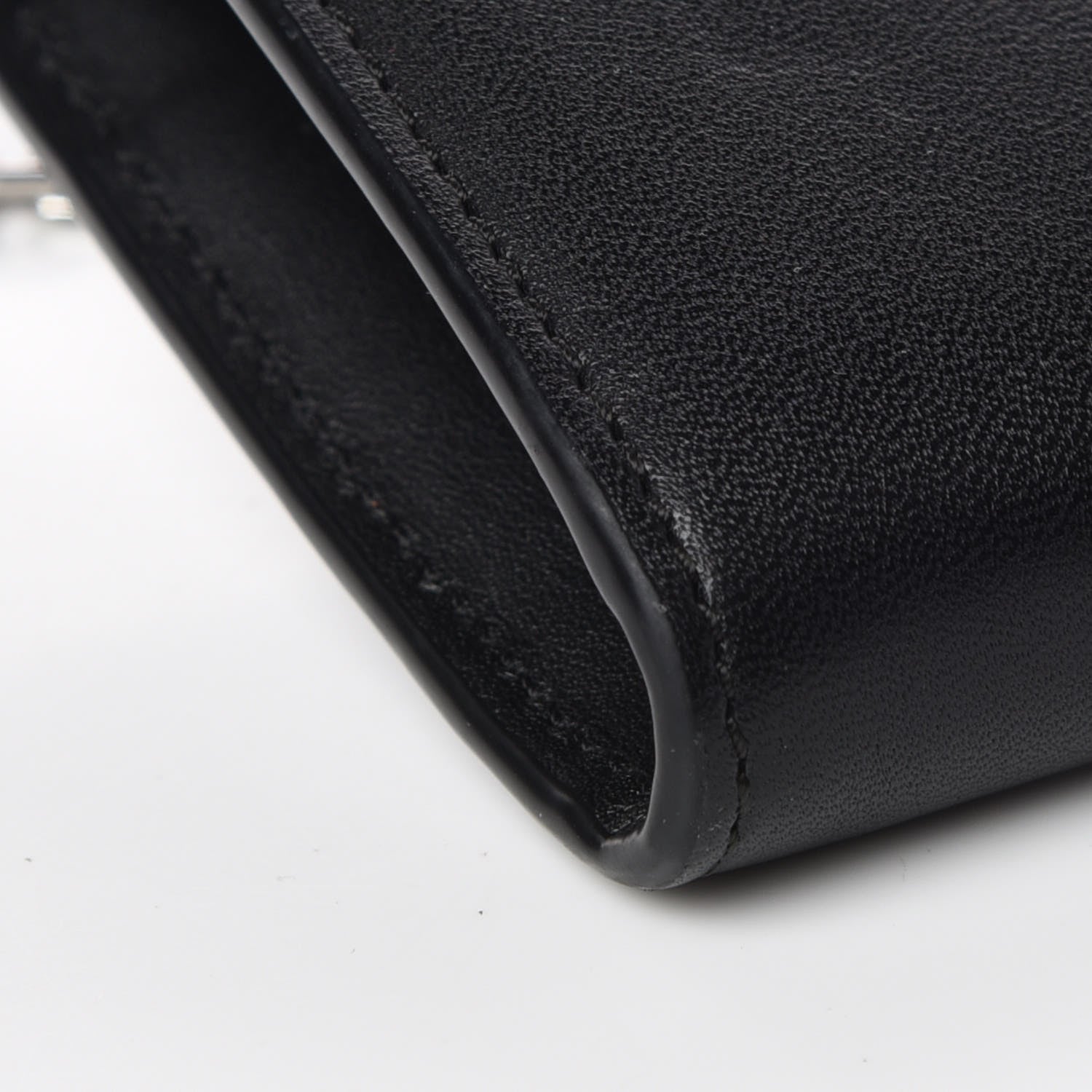 MCM Calfskin Large Patricia Wallet On Chain Black 5 of 10