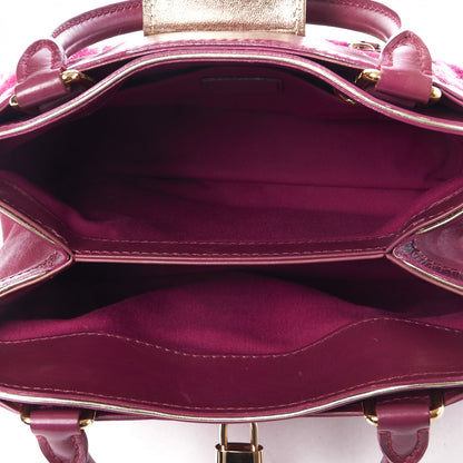 Louis Vuitton Monogram Denim Quilted Linda Fuchsia 4 of 8