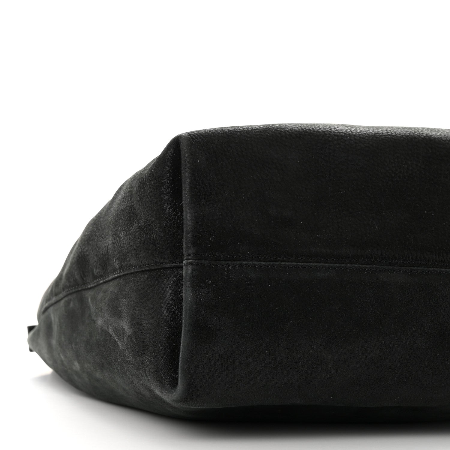 Fendi Vitello Savana Forever Hobo Black Tartaruga Natural 9 of 10