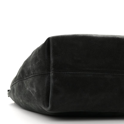 Fendi Vitello Savana Forever Hobo Black Tartaruga Natural 9 of 10