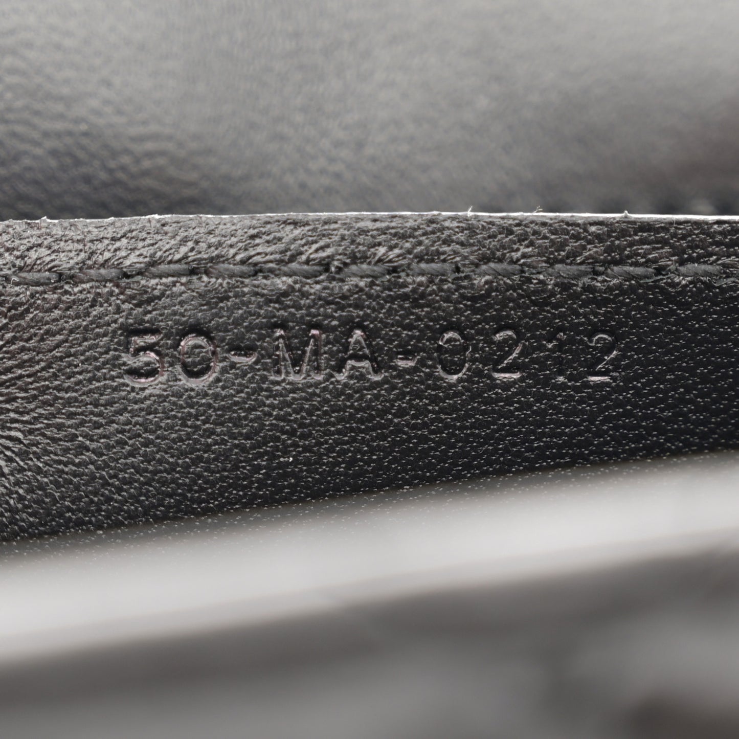 Calfskin Macrocannage Medium Caro Bag Black