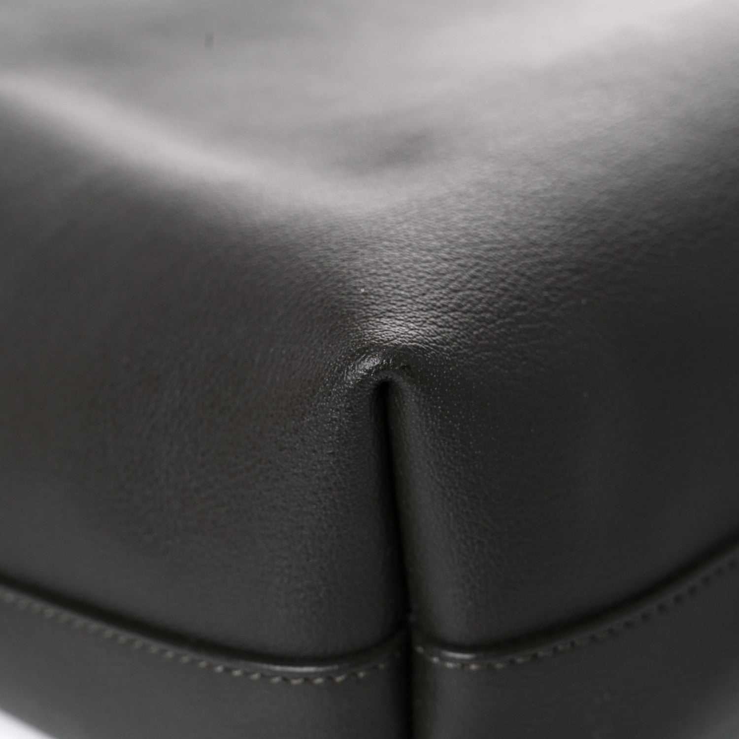 Saint Laurent Calfskin Medium Shopping Tote Haunting Green 9 of 15
