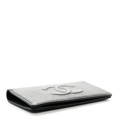 Chanel Caviar Timeless CC Yen Wallet Black 4 of 8