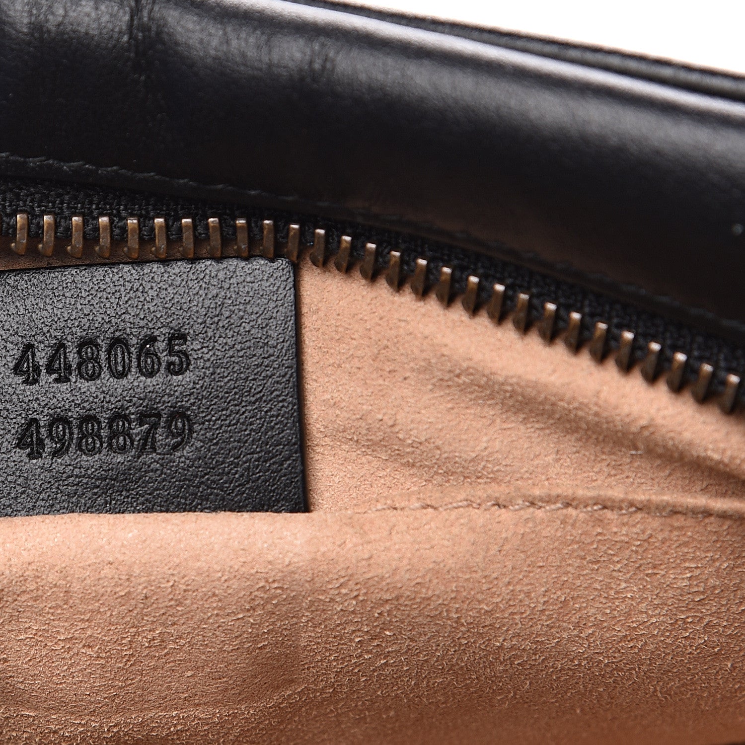 Gucci Calfskin Matelasse Mini GG Marmont Chain Shoulder Bag Black 6 of 12
