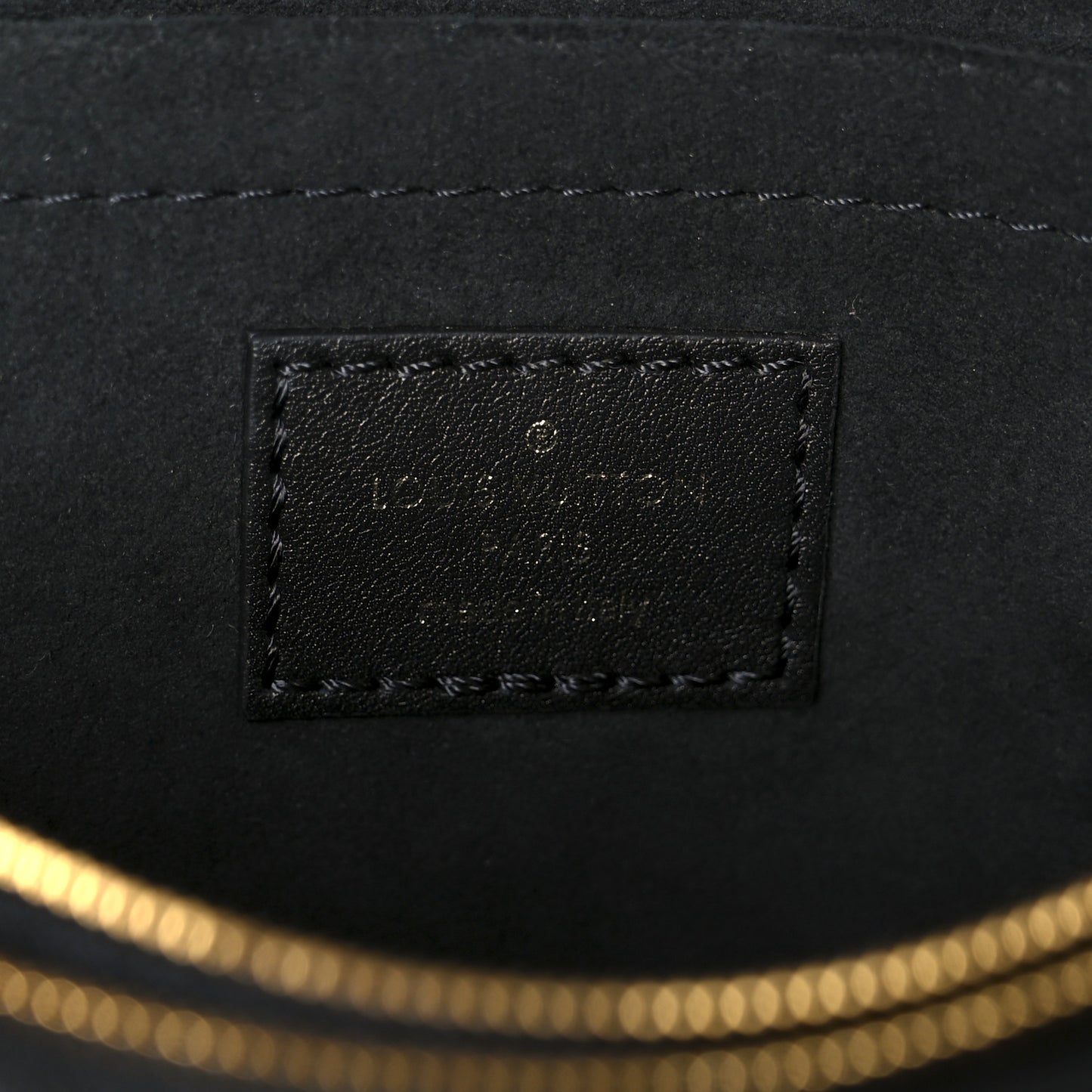 Calfskin LV New Wave Chain Bag Black