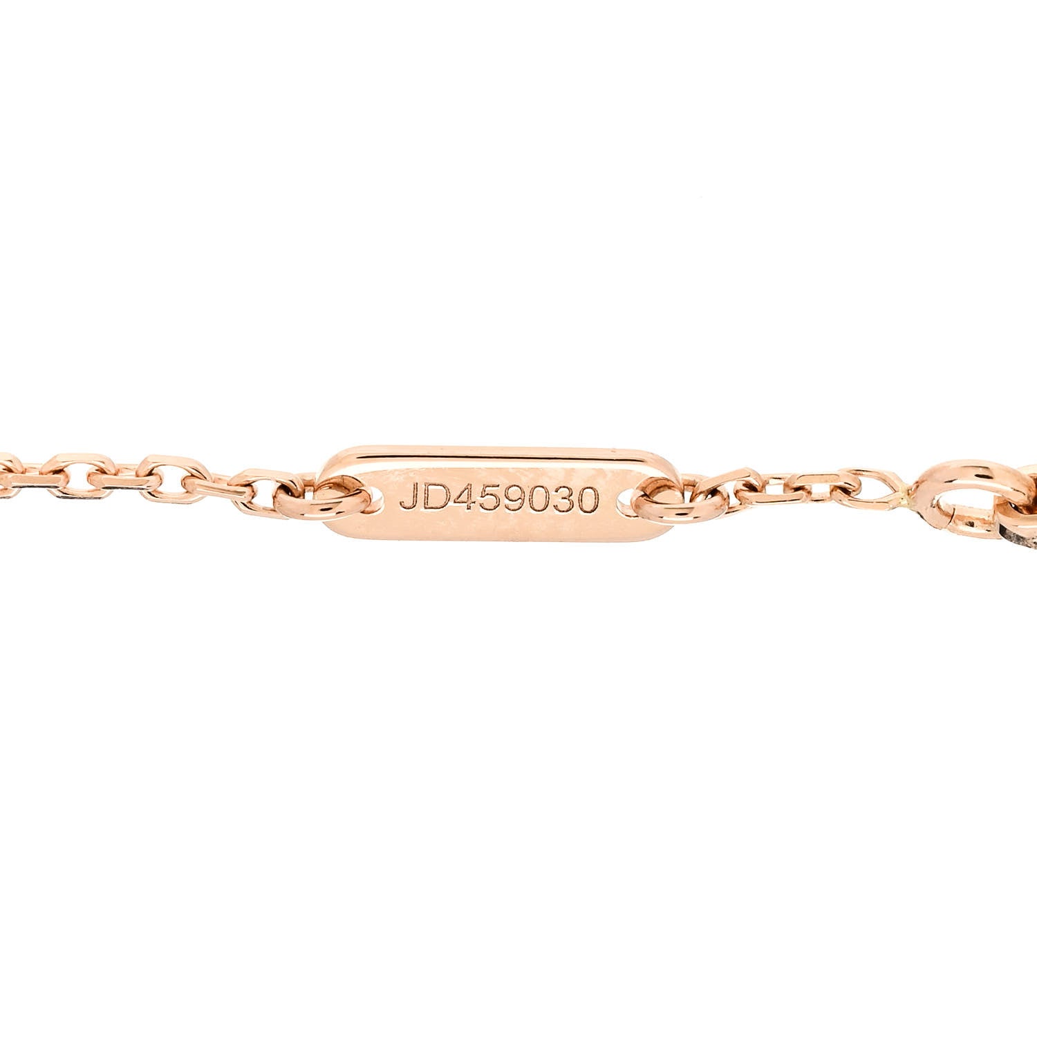 Van Cleef & Arpels 18K Rose Gold Carnelian Sweet Alhambra Bracelet 4 of 5