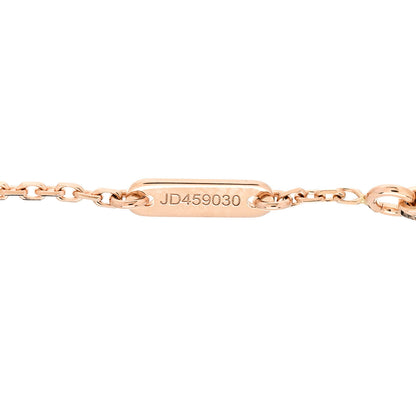 Van Cleef & Arpels 18K Rose Gold Carnelian Sweet Alhambra Bracelet 4 of 5