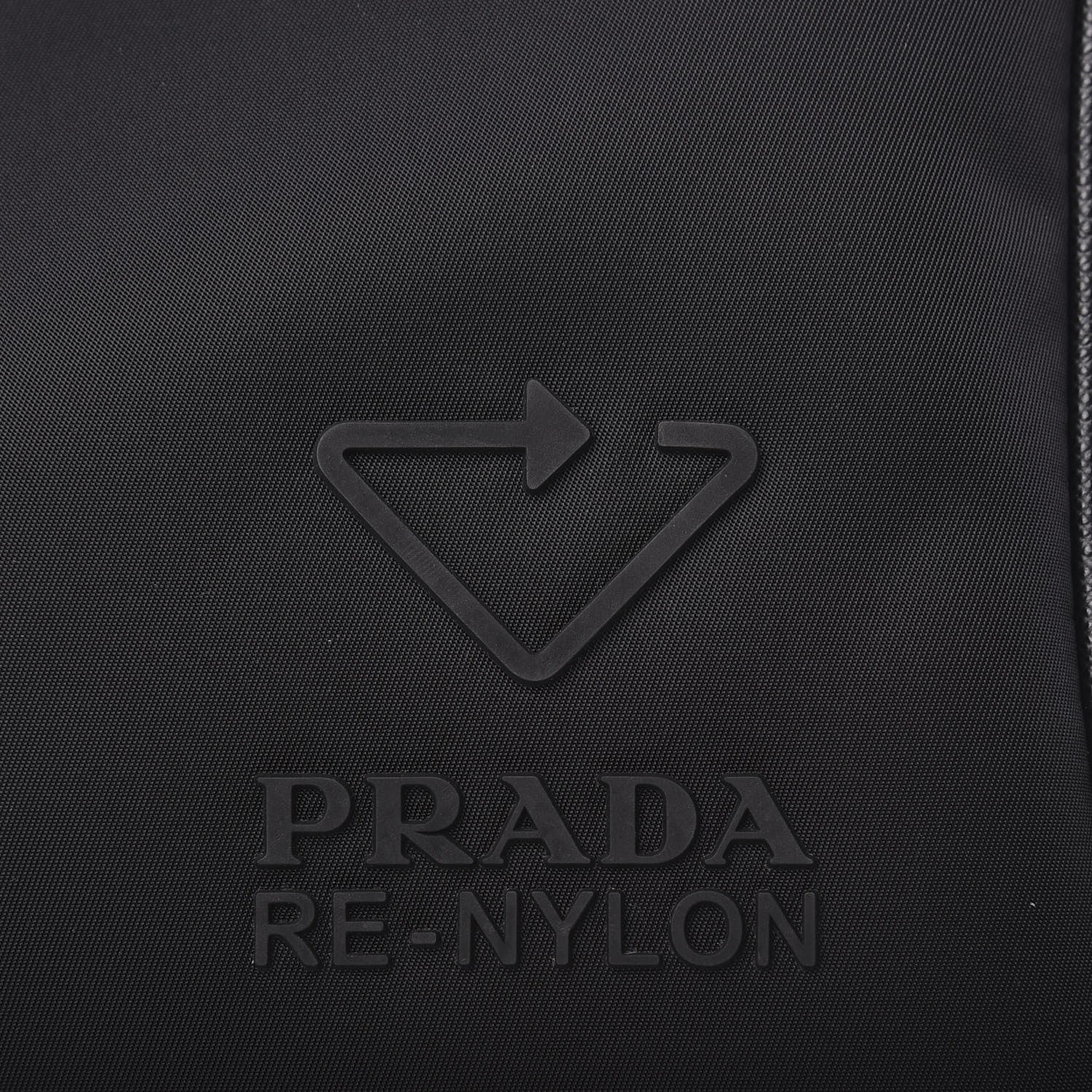 Prada Re-Nylon Saffiano Pocket Zippered Shoulder Bag Black 10 of 10