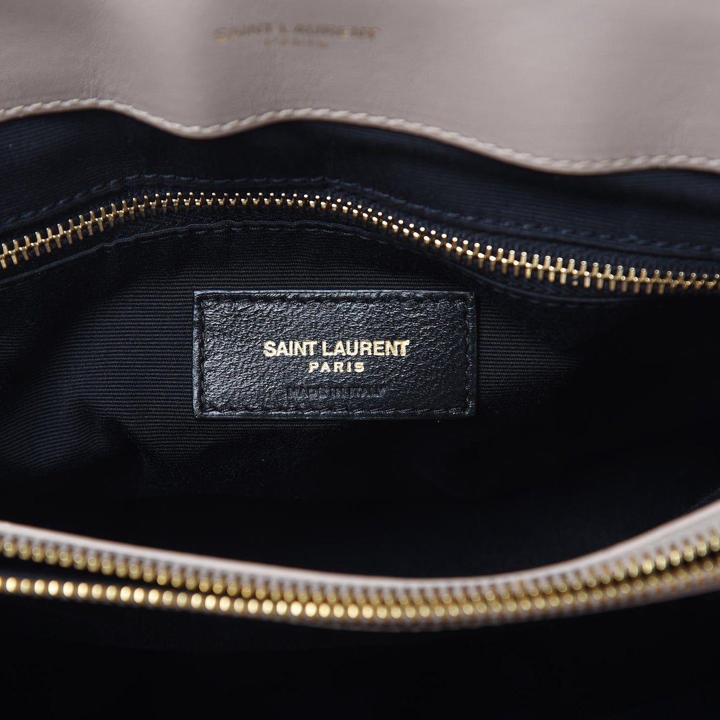 Calfskin Y Quilted Monogram Medium Loulou Chain Satchel Light Natural