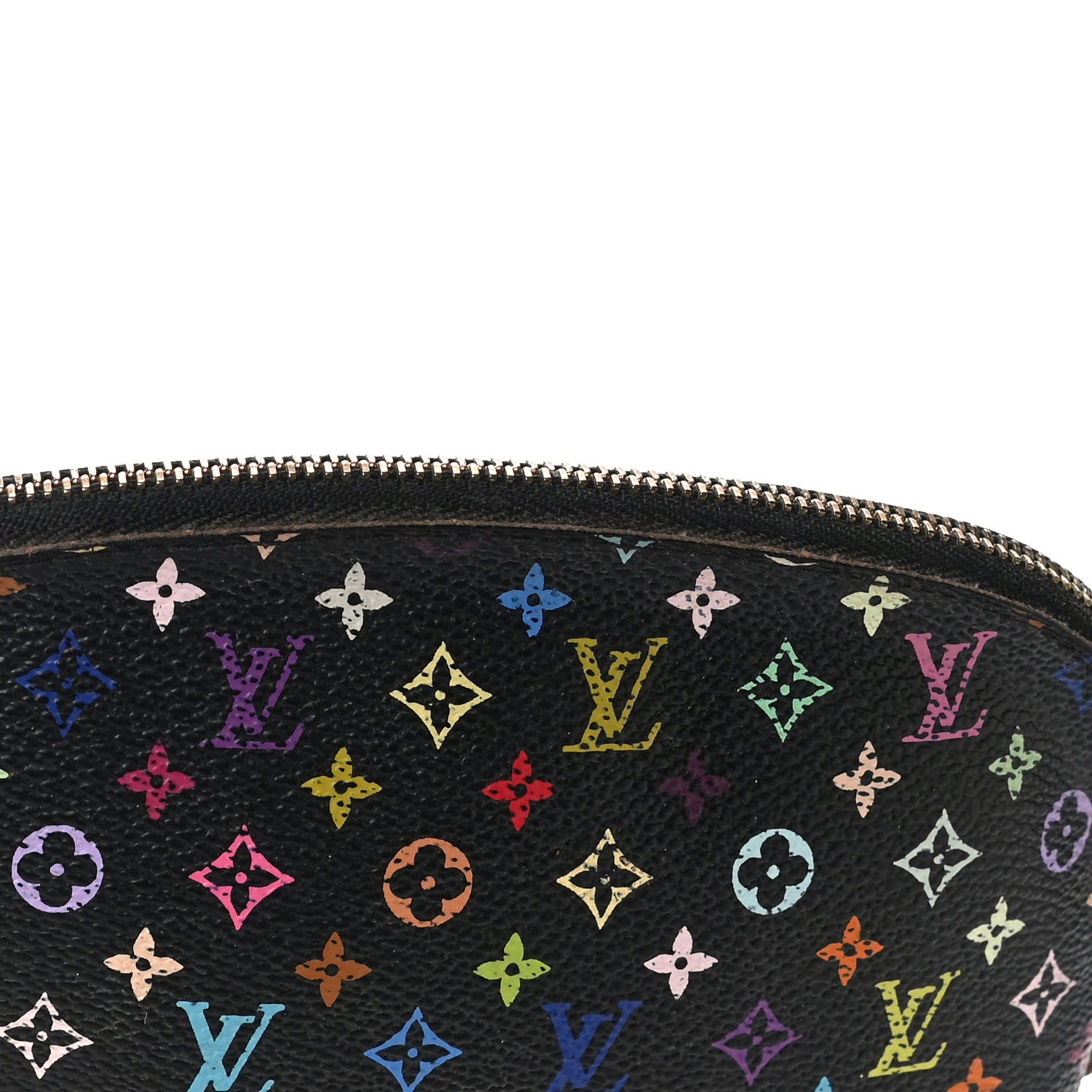 Louis Vuitton Monogram Multicolor Cosmetic Pouch Black Grenade 12 of 12