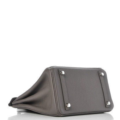 Hermes Togo Birkin 25 Etain 6 of 34