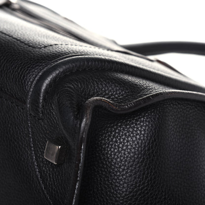 Celine Drummed Calfskin Mini Luggage Black 10 of 14