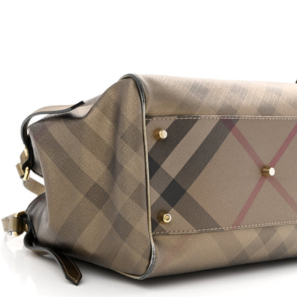 Burberry Metallic Check Small Canterbury Tote Gold 12 of 18