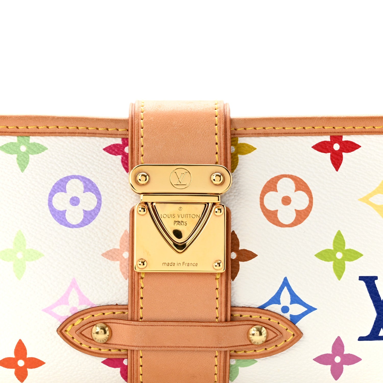 Louis Vuitton Monogram Multicolor Shirley White 7 of 9