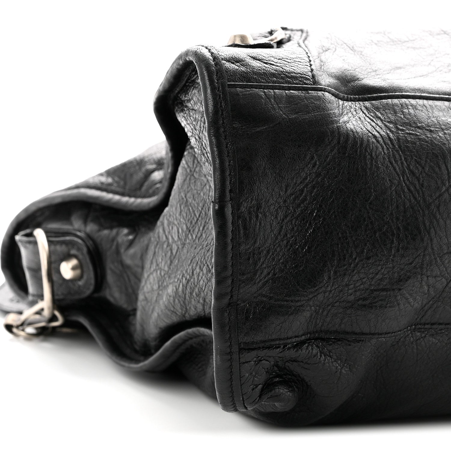 Balenciaga Agneau Classic Silver Hardware City Black 10 of 12