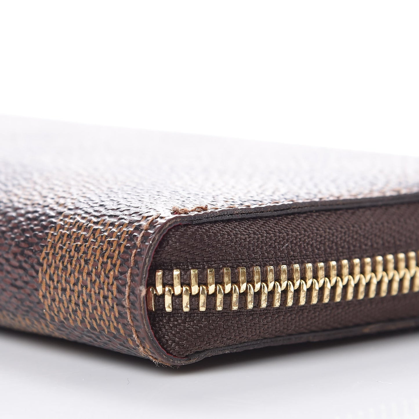 Damier Ebene Clemence Wallet Cherry