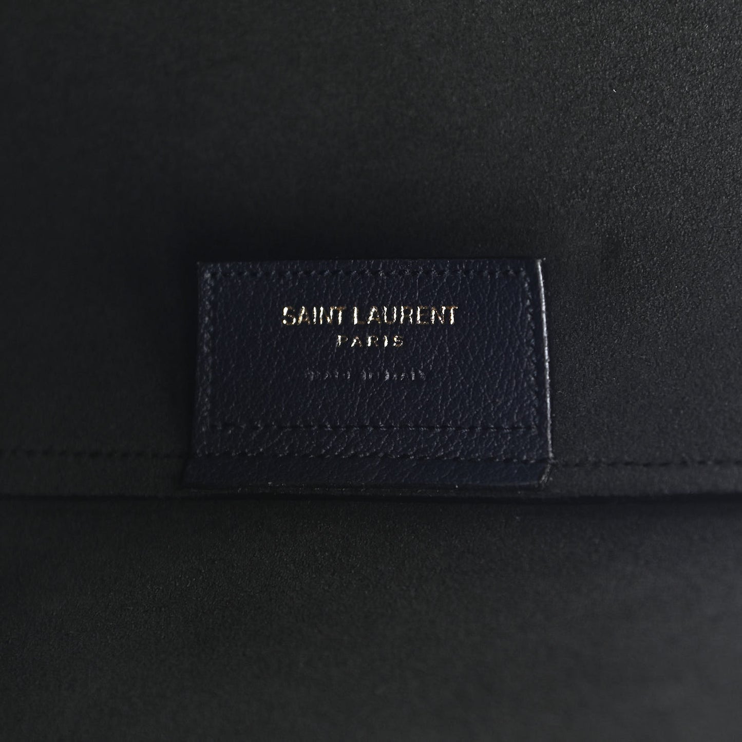 Calfskin Large Shopping Tote Deep Marine