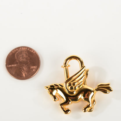 Hermes Pegasus Cadena Lock Gold 2 of 5