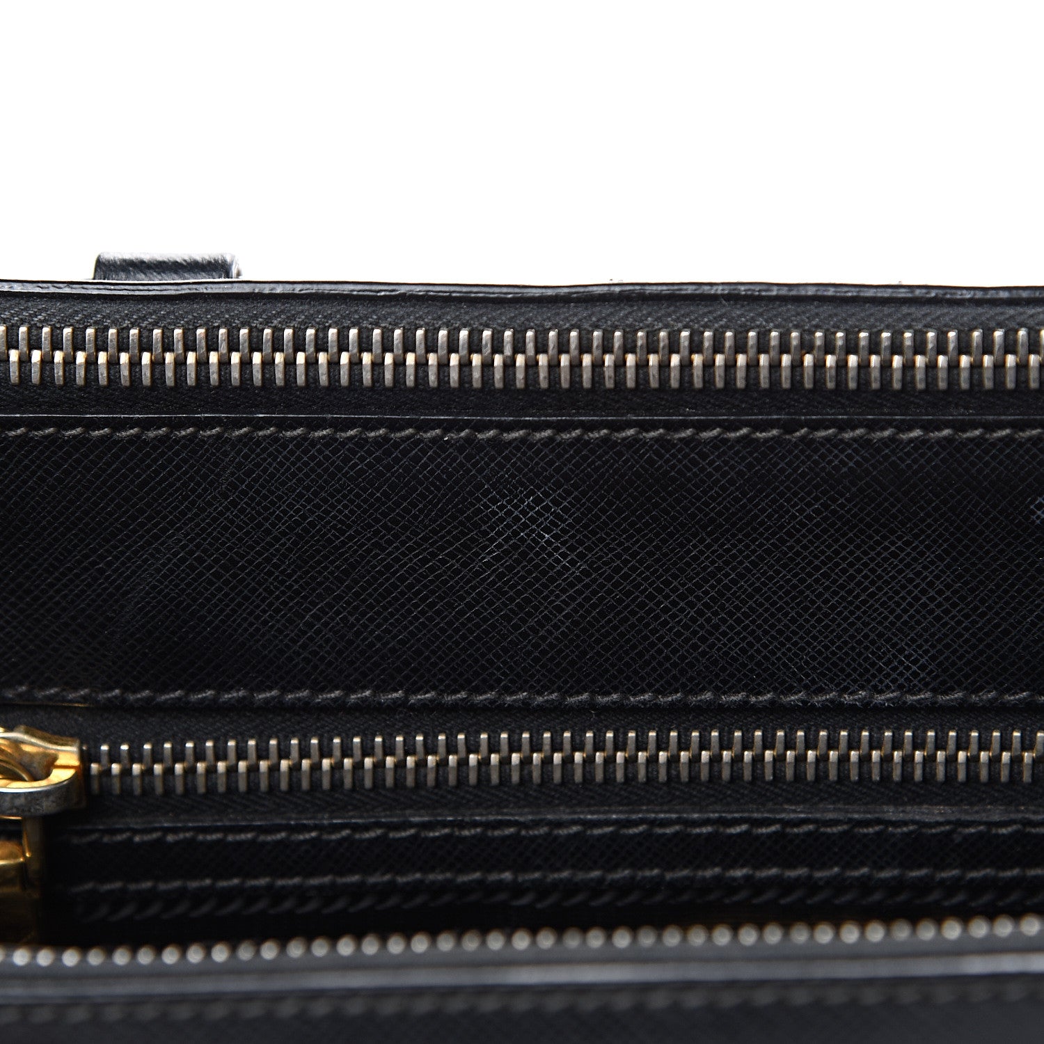 Prada Saffiano Small Galleria Double Zip Tote Black 28 of 29