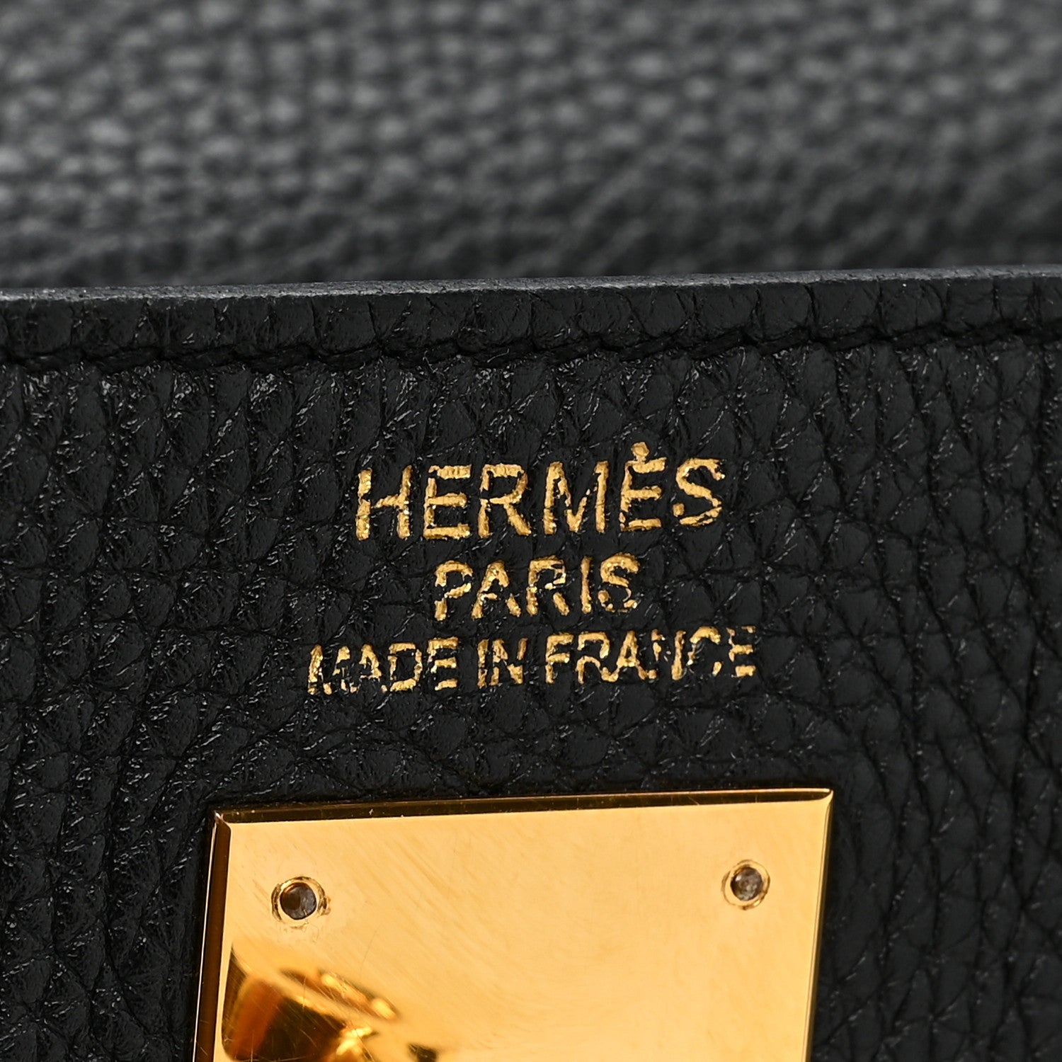 Hermes Togo Kelly Retourne 32 Black 6 of 15