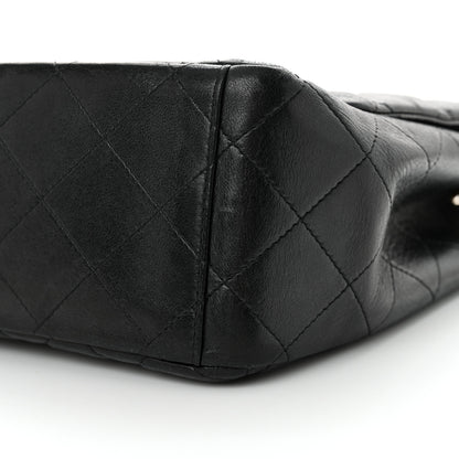 Chanel Lambskin Quilted Maxi Single Flap Black 10 of 12