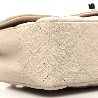Chanel Caviar Quilted Mini Rectangular Flap Light Beige 9 of 11