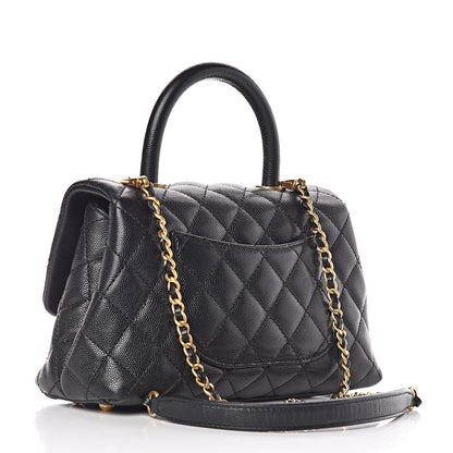 Chanel Caviar Quilted Mini Coco Handle Flap Black 3 of 13