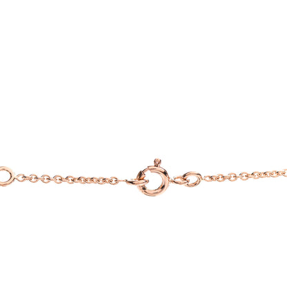 Hermes 18K Rose Gold Diamond Constance Amulette Pendant Necklace 4 of 6