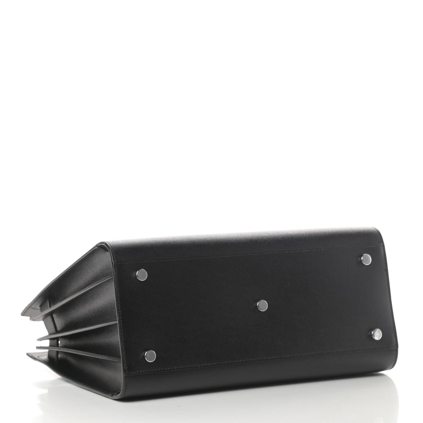 Grained Calfskin Small Sac De Jour Black