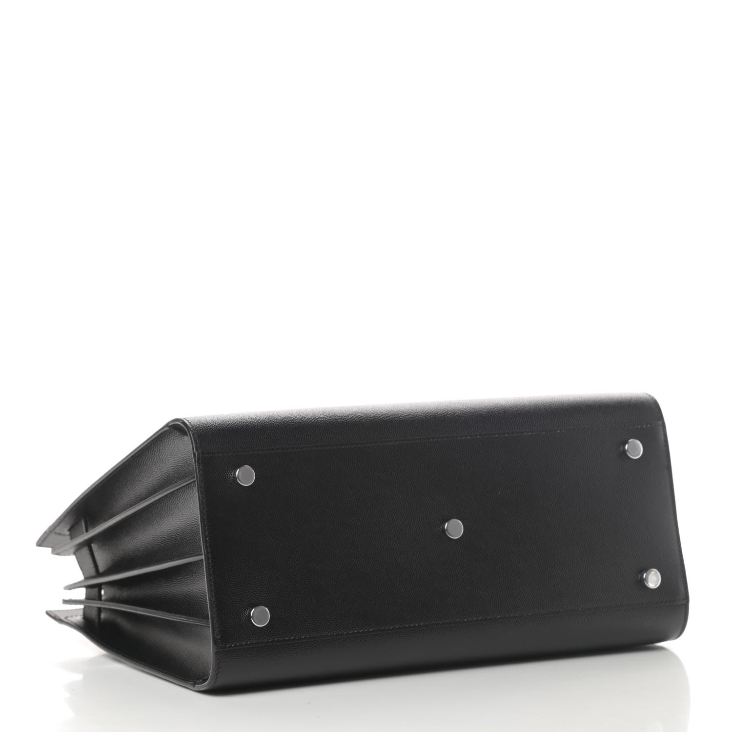 Saint Laurent Grained Calfskin Small Sac De Jour Black 4 of 10
