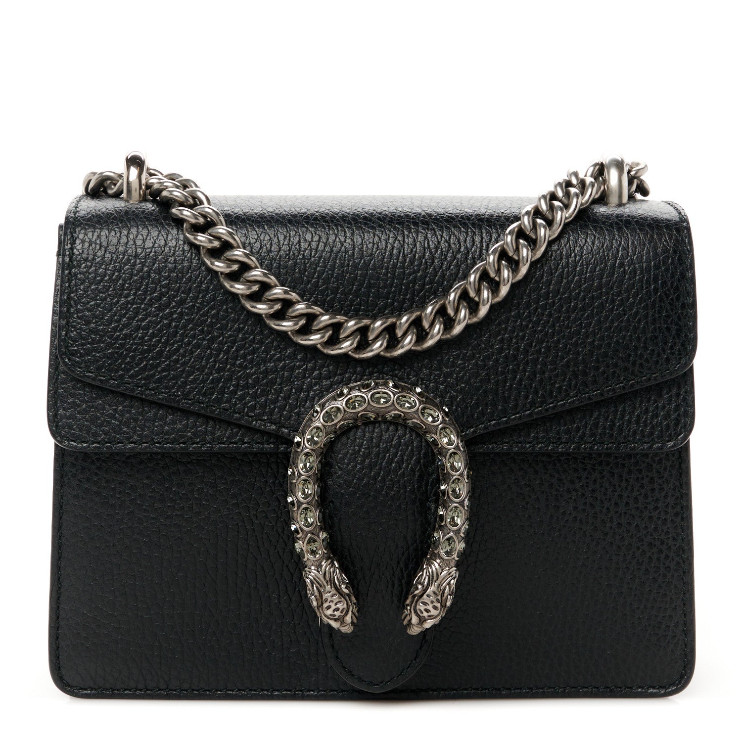 Gucci Calfskin Mini Dionysus Shoulder Bag Black 1 of 11