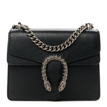 Gucci Calfskin Mini Dionysus Shoulder Bag Black 1 of 11