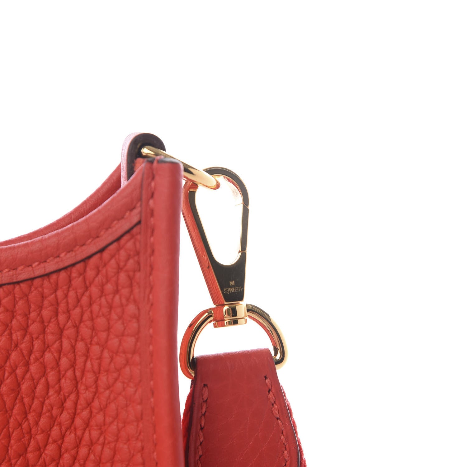 Hermes Taurillon Clemence Evelyne TPM Rouge Tomate 5 of 10