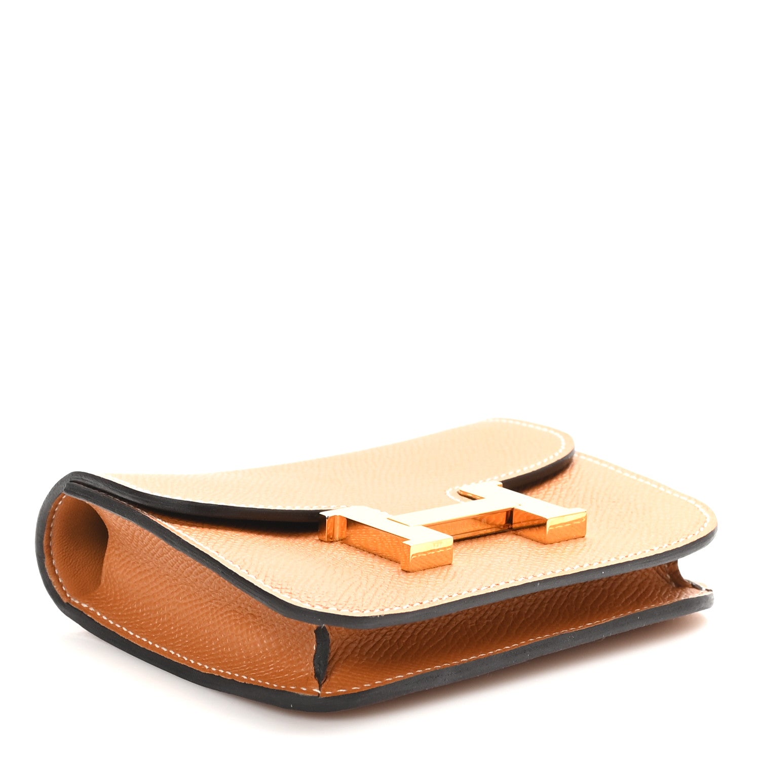 Hermes Epsom Constance Slim Wallet Gold 5 of 9