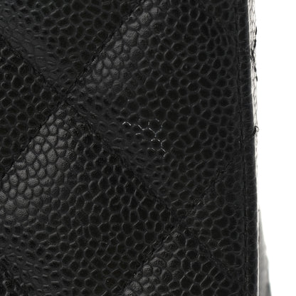 Chanel Caviar Quilted Jumbo Single Flap Black 14 of 16