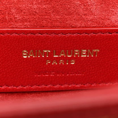 Saint Laurent Calfskin Medium Monogram Sunset Rouge Eros 8 of 13