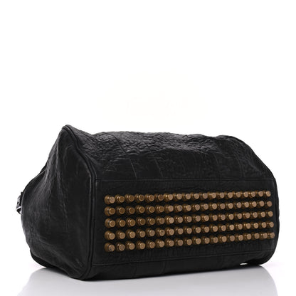 Alexander Wang Pebbled Lambskin Rocco Black Antique Brass Hardware 3 of 4