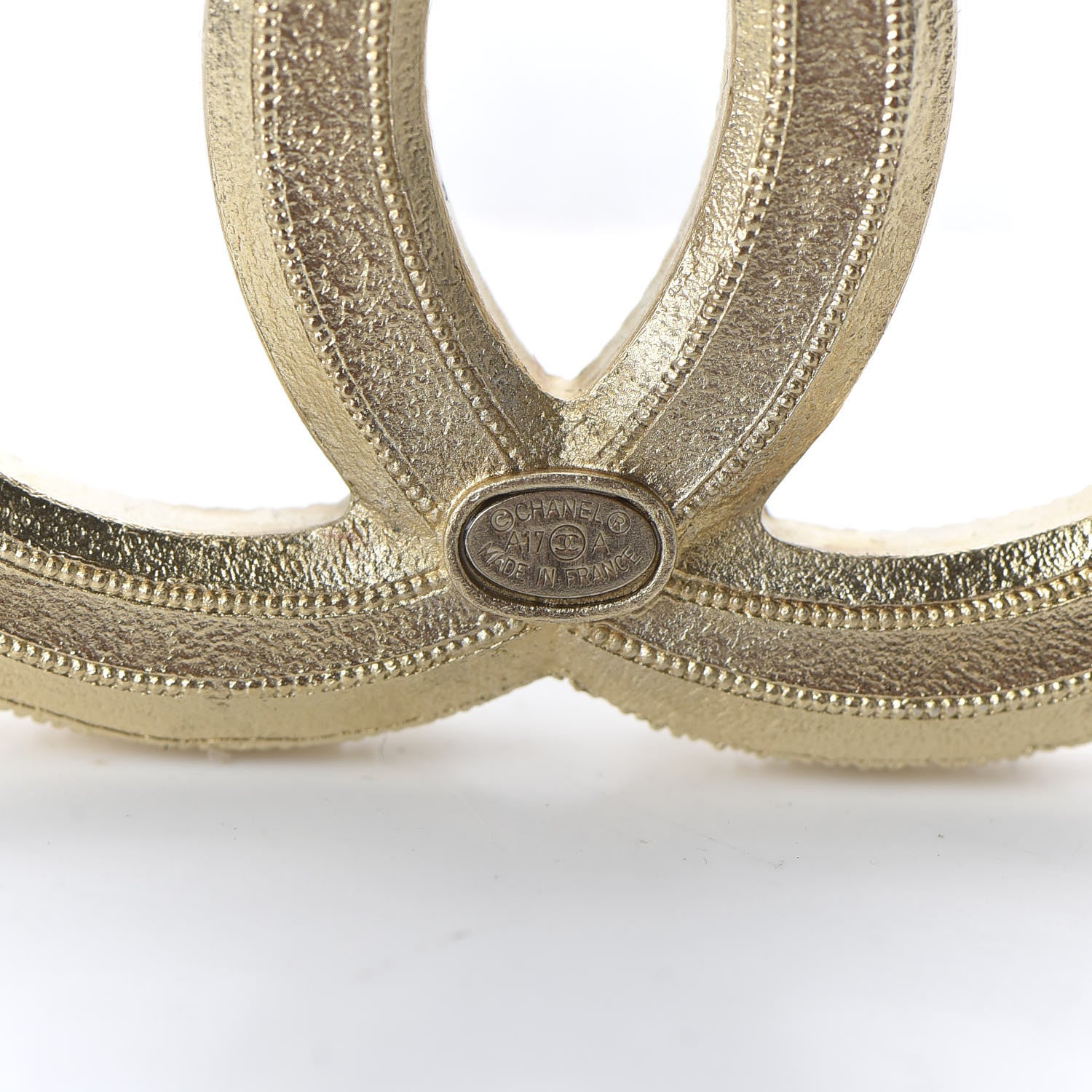 Chanel Pearl CC Brooch Gold 4 of 4