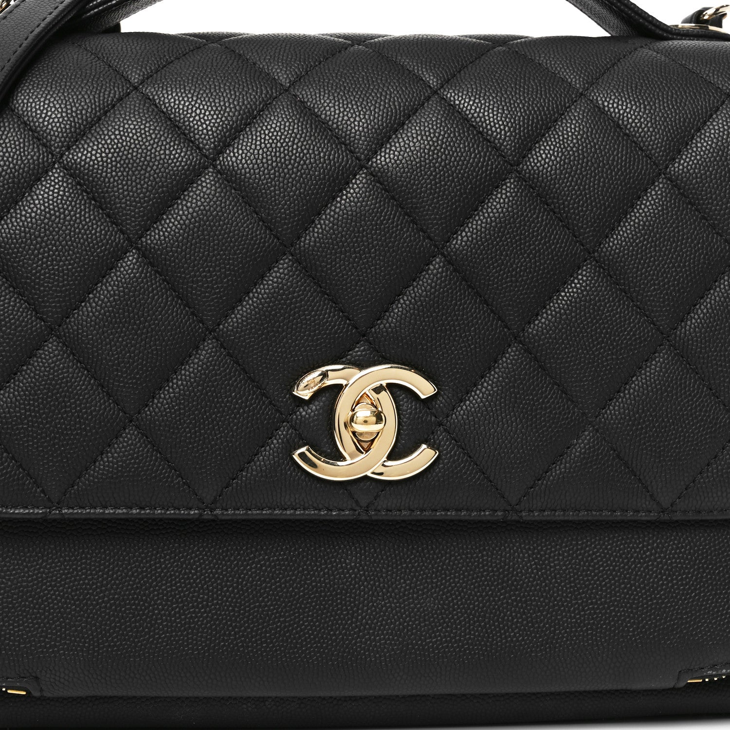 Chanel Caviar Quilted Large Business Affinity Flap Black 8 of 10