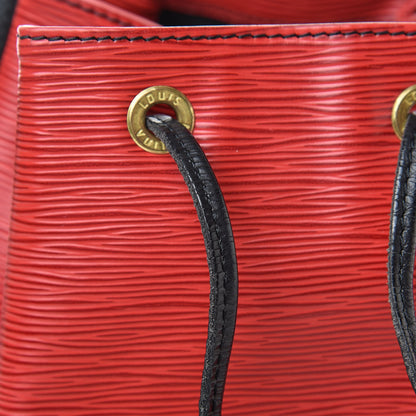 Louis Vuitton Epi Petit Noe Red Black 14 of 19