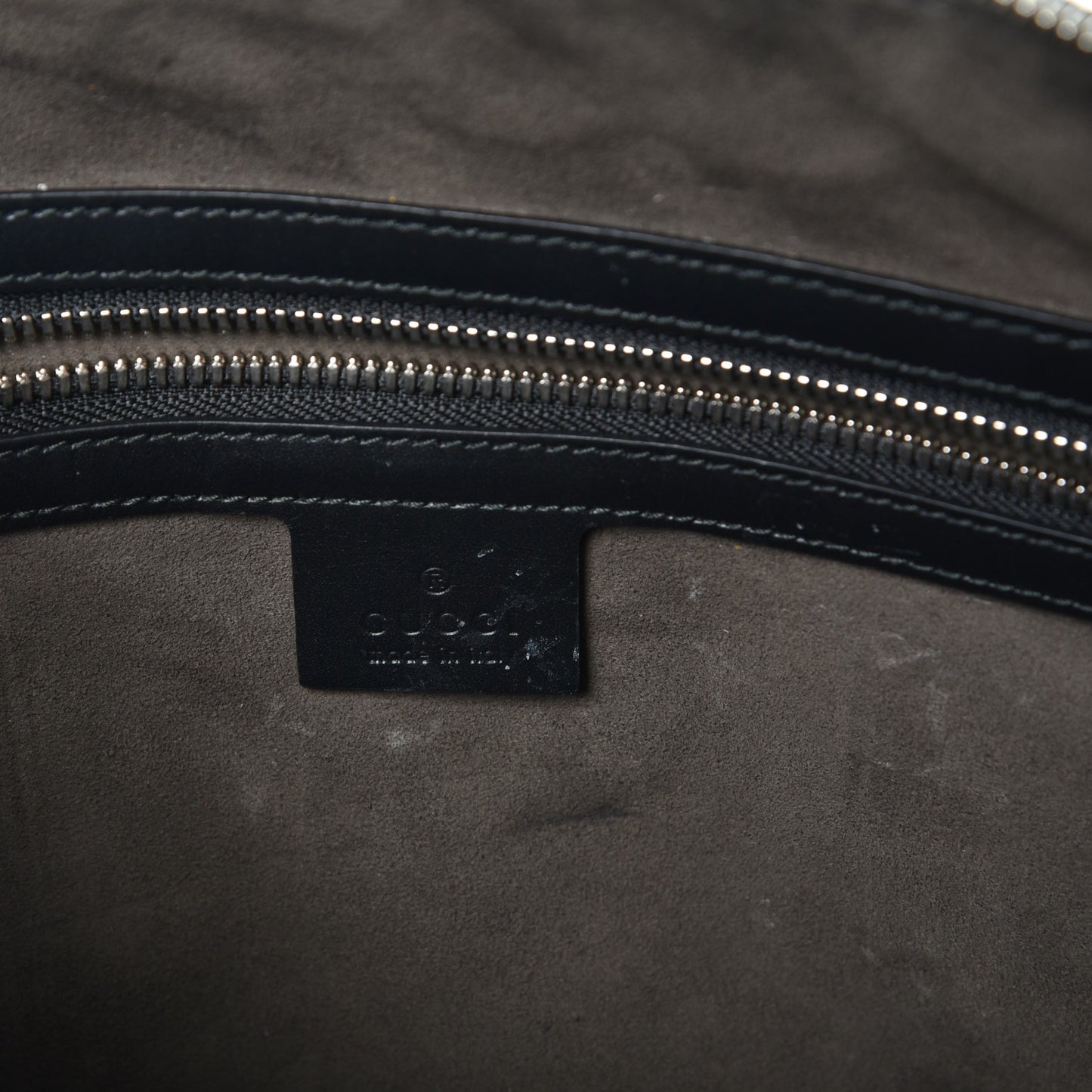 Guccissima Signature Briefcase Black