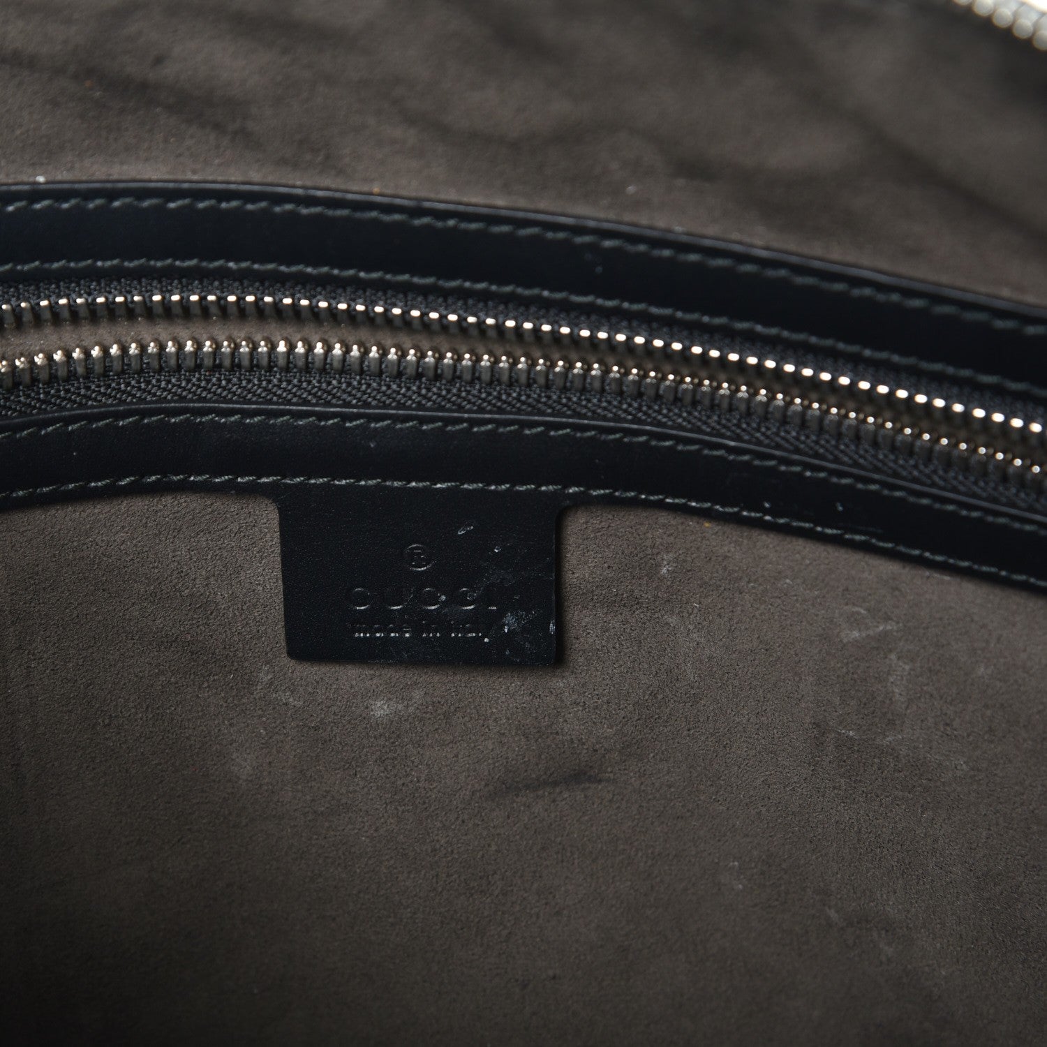 Gucci Guccissima Signature Briefcase Black 8 of 11