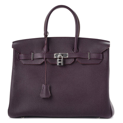 Hermes Togo Birkin 35 Raisin 1 of 37