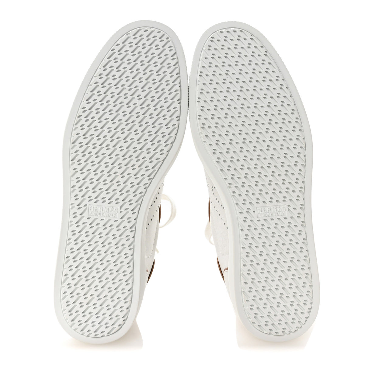 Sport Goatskin Calfskin Match Sneakers 37 White